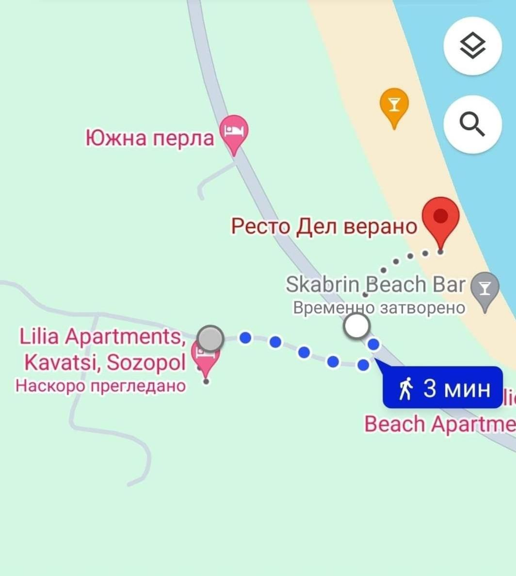 Lilia Apartments Каваци, Созопол エクステリア 写真
